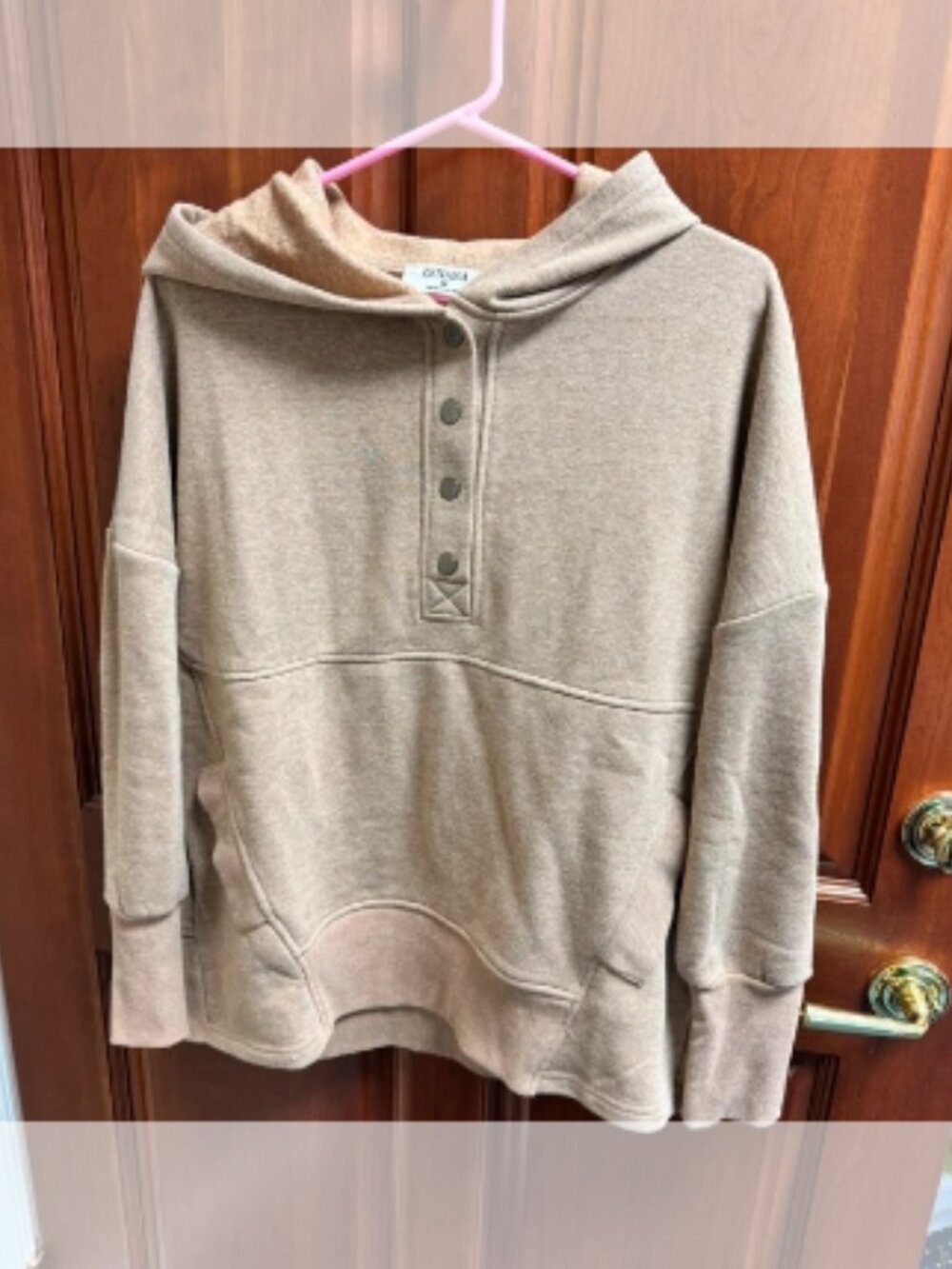 Zenana Hooded Sweatshirt, Size M